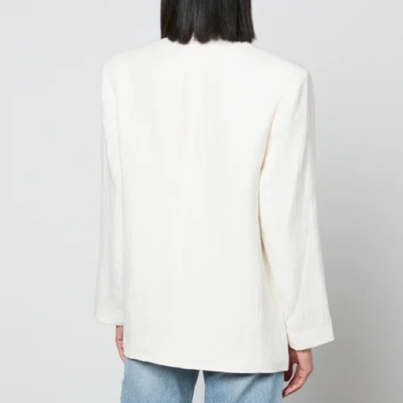 Anine Bing Quinn Linen Blazer - Picture 3 of 4